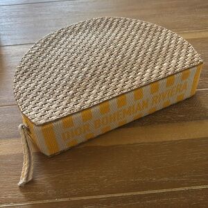 Dior Bohemian Riviera Raffia Clutch